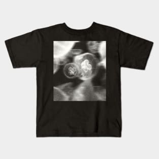 Moon Jellyfish Grunge Aesthetic Kids T-Shirt